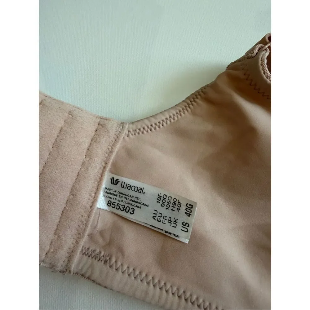Wacoal Women's Back Appeal Underwire Bra 855303 size 40 G